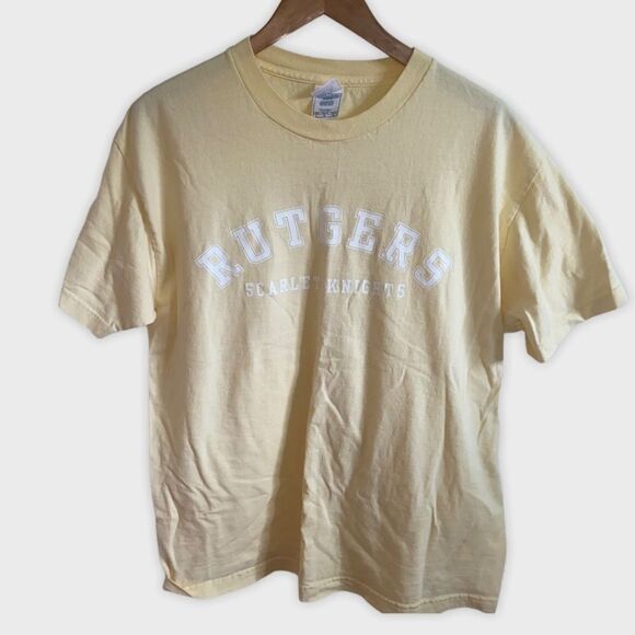 Rutgers University yellow graphic t-shirt - Picture 1 of 8